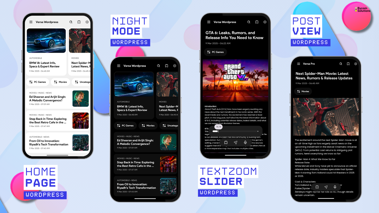 Versa Pro - Ultimate Multipurpose Android App product screenshot